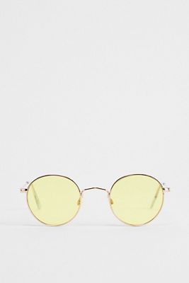 UO Liam Yellow Sunglasses