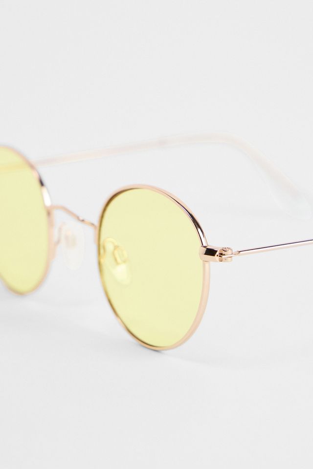 UO Liam Yellow Sunglasses #2