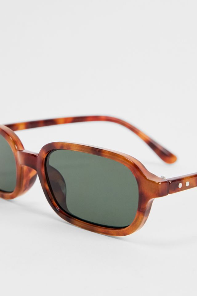 UO Brown Tulum Slim Sunglasses #2