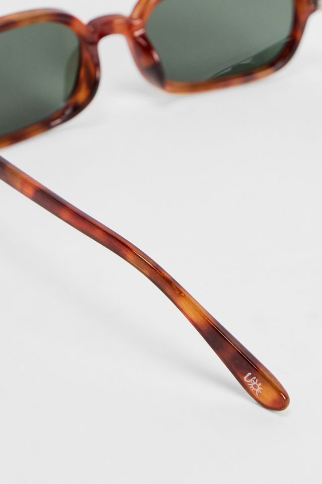 UO Brown Tulum Slim Sunglasses #4