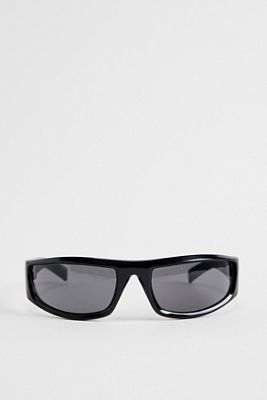 iets frans... Lunettes de soleil noires divisées