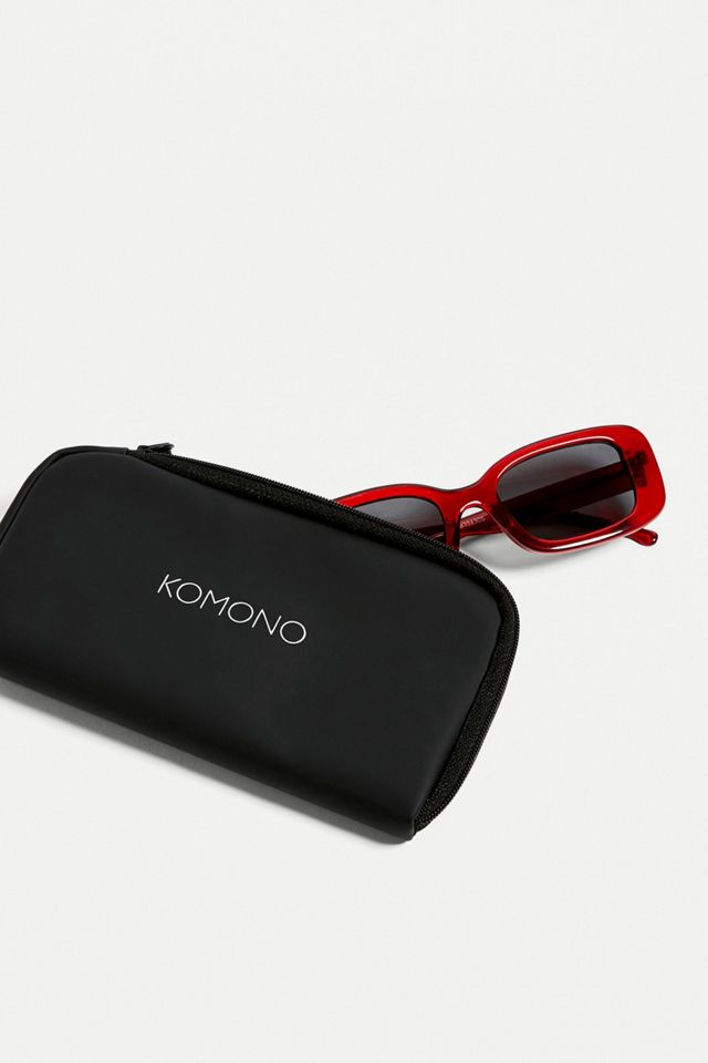 KOMONO Marco Red Sunglasses | Urban Outfitters UK display picture 2