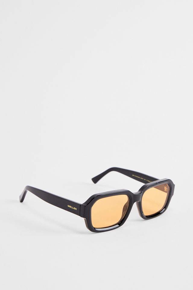 Meller Black Marli Rectangular Sunglasses #2