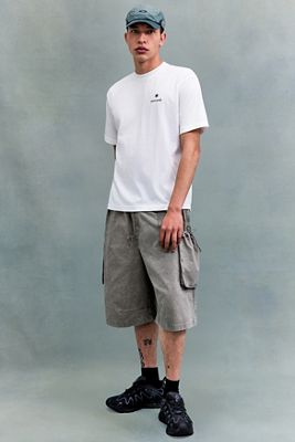 T-Shirt Bianca con Logo Snow Peak