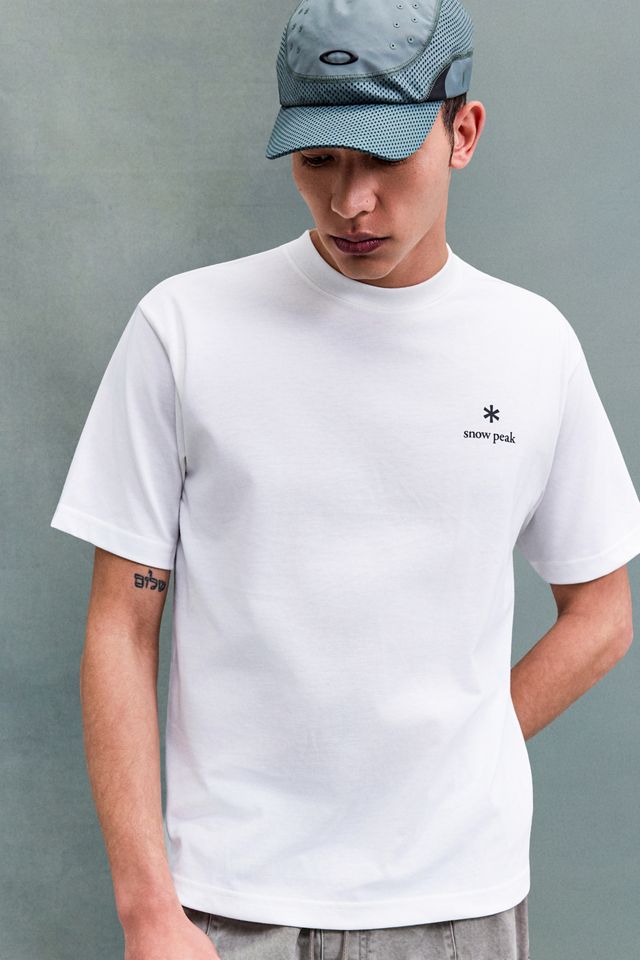 Camiseta Blanca con Logo Snow Peak #1