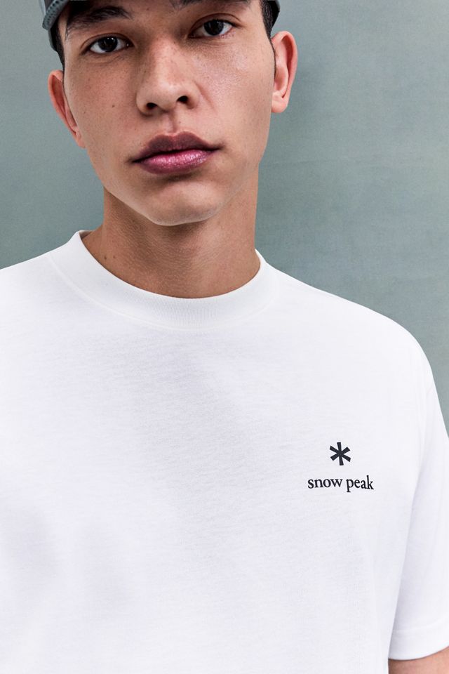 Camiseta Blanca con Logo Snow Peak #3