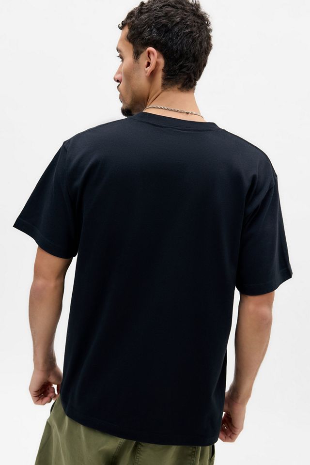 United Athle Black 6.2oz Heavyweight T-Shirt #3