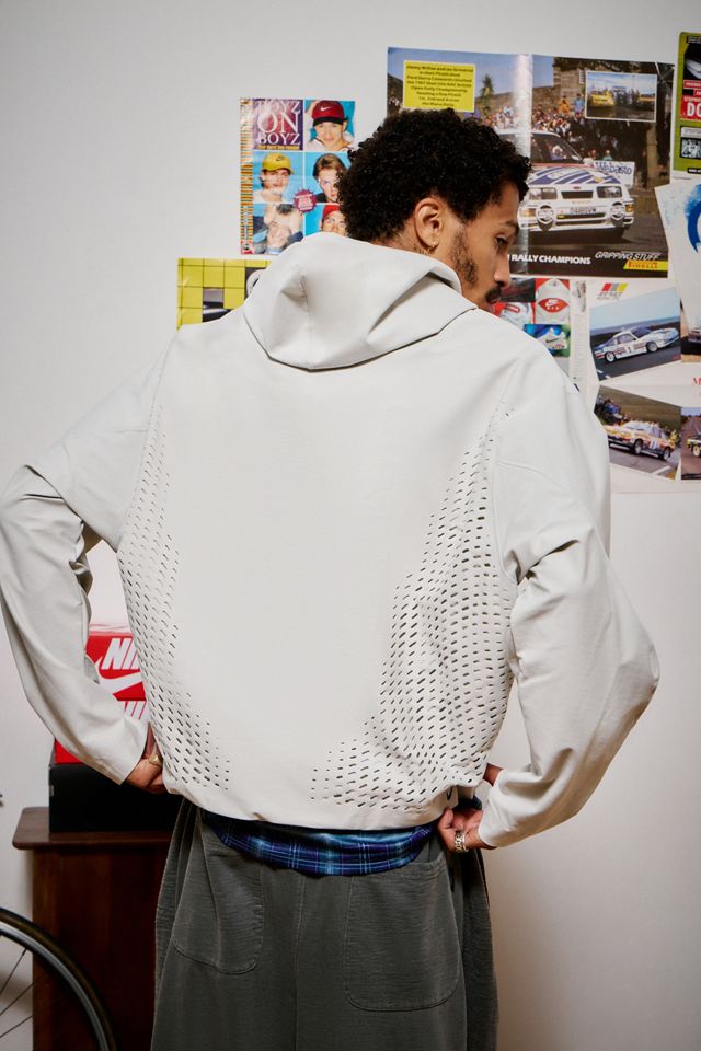 Felpa con Cappuccio Pullover Nike Tech Light Bone #2