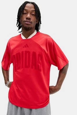 T-Shirt Rossa da Stadio adidas