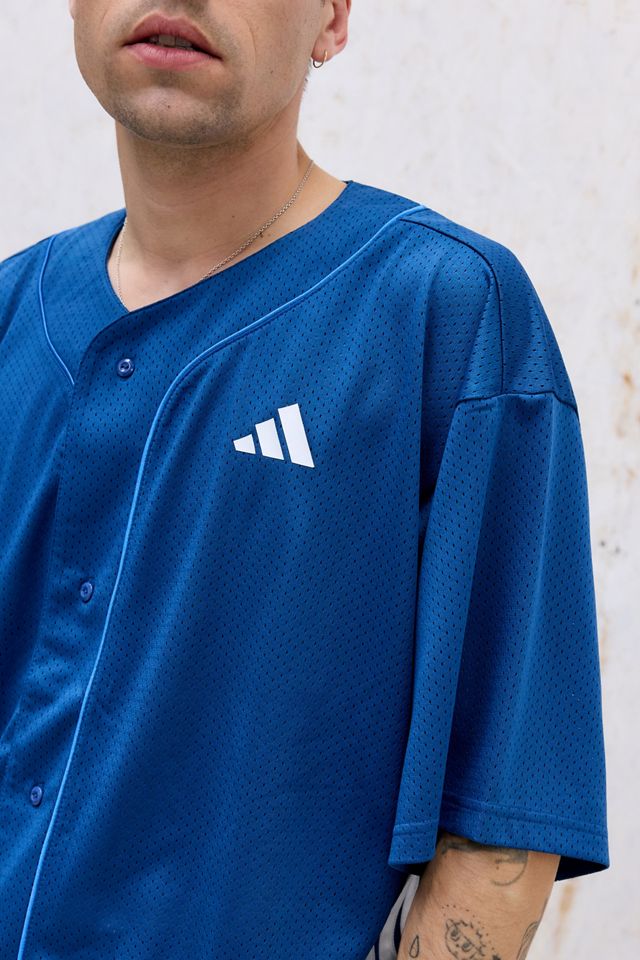 Maglia da Baseball in Rete Stadium Blu adidas #2
