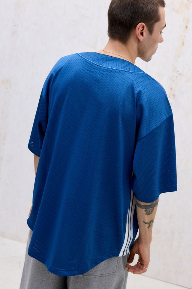 Maglia da Baseball in Rete Stadium Blu adidas #3