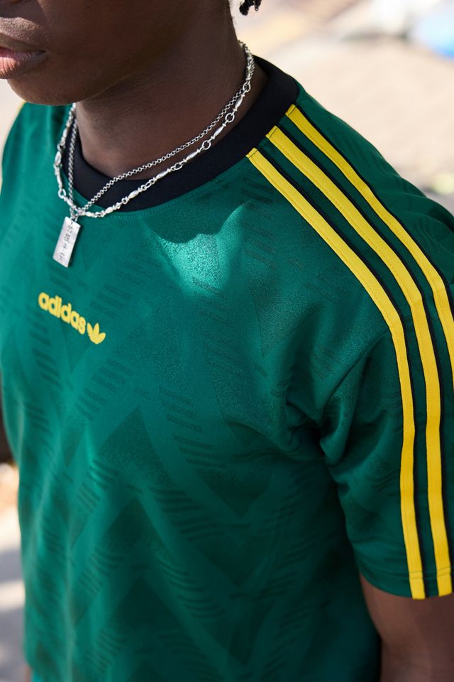 adidas Green Collegiate Jacquard T-Shirt #2