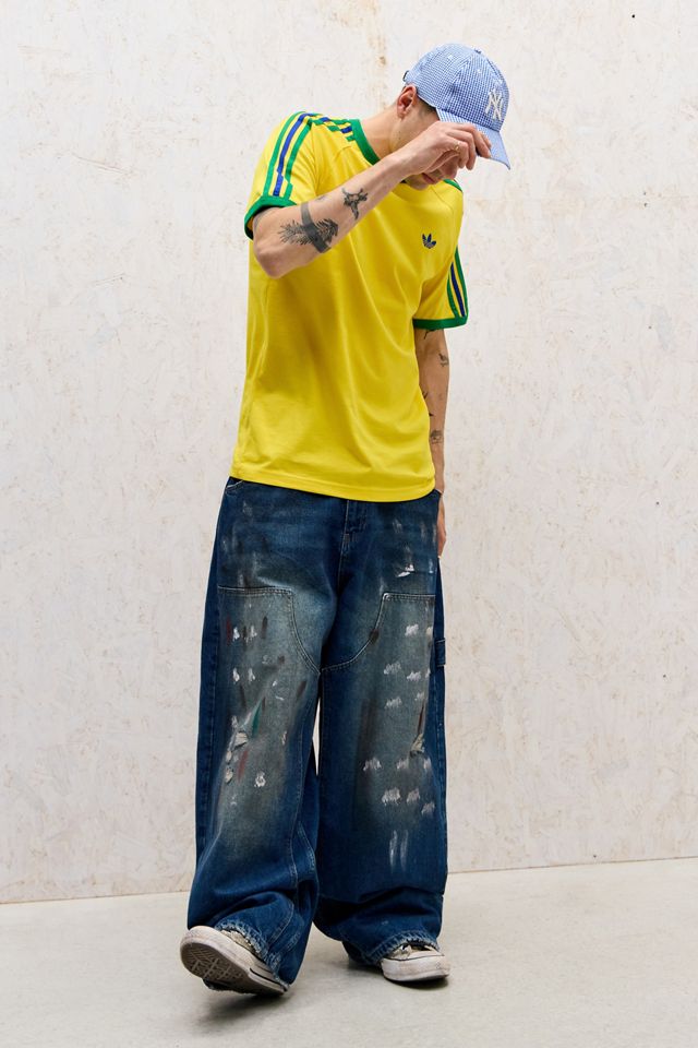T-shirt jaune à 3 bandes adidas Originals #1