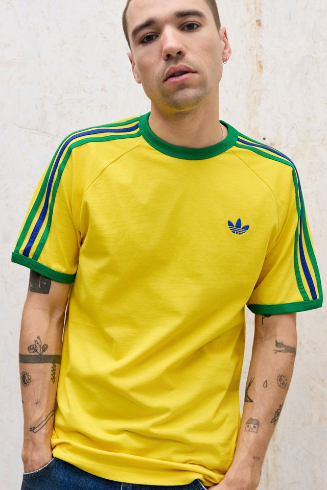 T-shirt jaune à 3 bandes adidas Originals #2