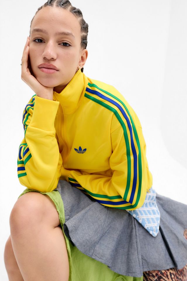 Chaqueta Deportiva con 3 Rayas Amarilla adidas Originals #4