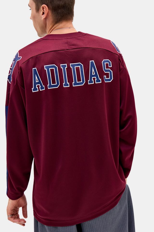 adidas Kastanienbraunes Stadion-Trikot-T-Shirt #3