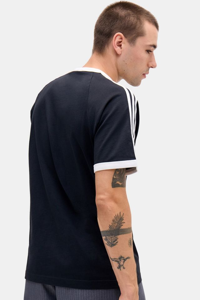 adidas Originals Schwarzes 3-Streifen-T-Shirt #2