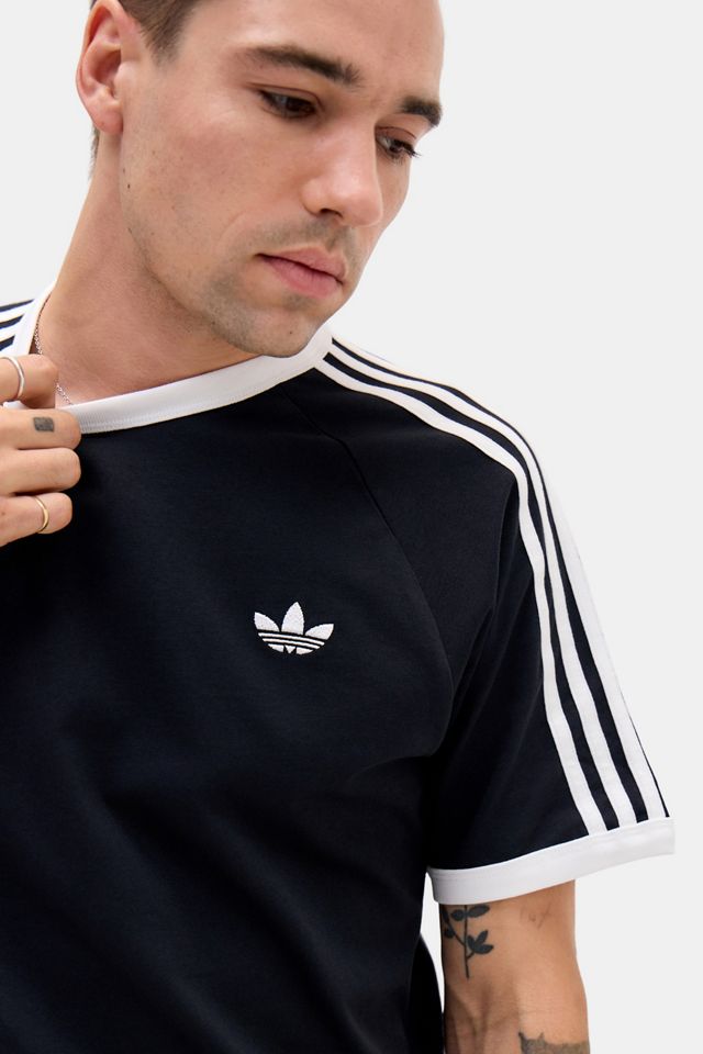 adidas Originals Schwarzes 3-Streifen-T-Shirt #3