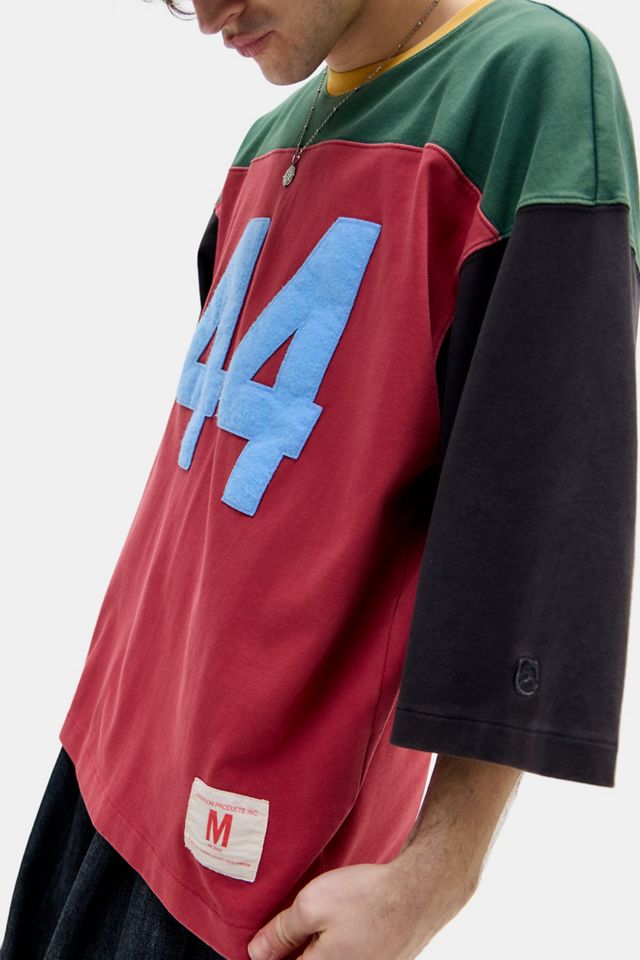 Champion Red 3/4 Sleeve T-Shirt #1
