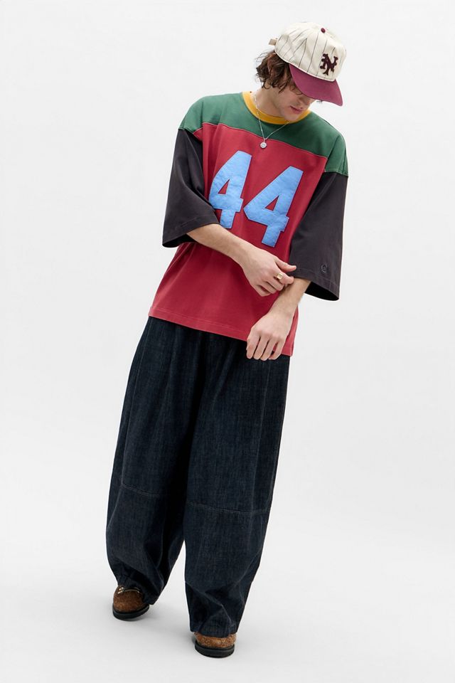 Champion Red 3/4 Sleeve T-Shirt #2