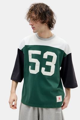 Champion T-Shirt Verde a Maniche 3/4