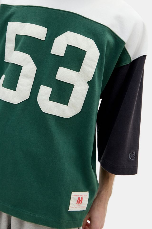 Champion Green 3/4 Sleeve T-Shirt #2