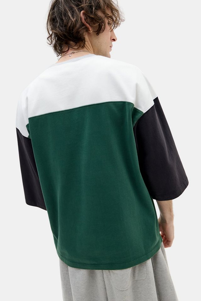 Champion Green 3/4 Sleeve T-Shirt #3