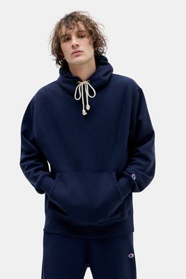 Champion Navy Reverse Weave Hoodie