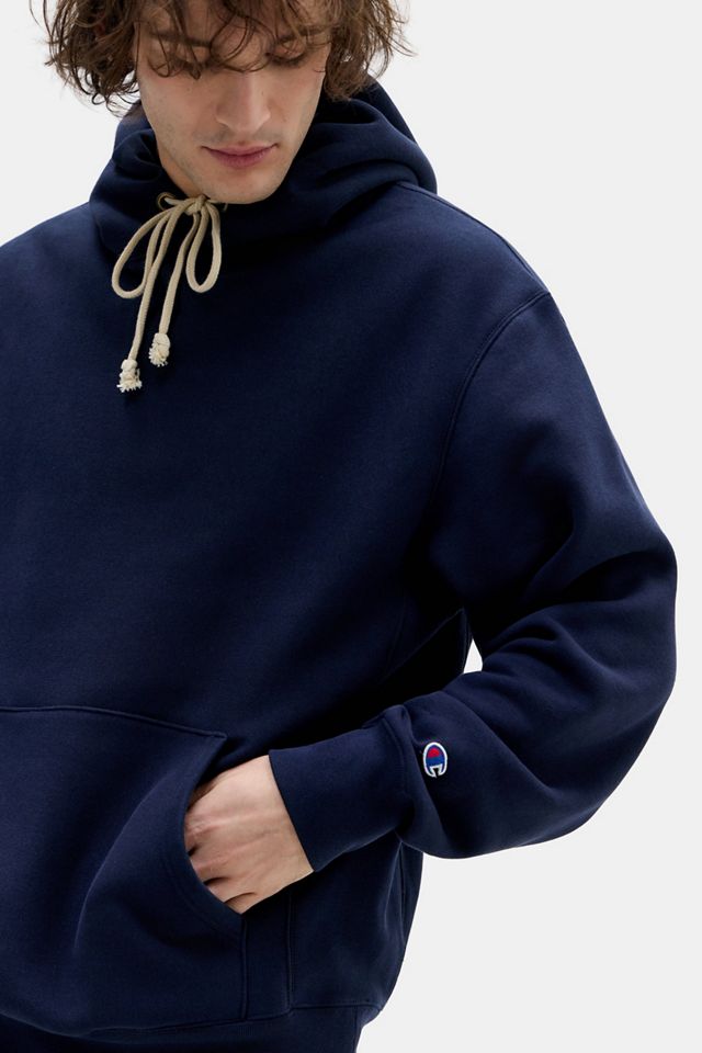 Sweat à capuche Champion Navy Reverse Weave #1