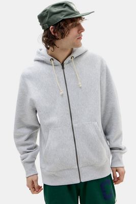 Sweat à capuche gris Champion Reverse Weave à fermeture éclair