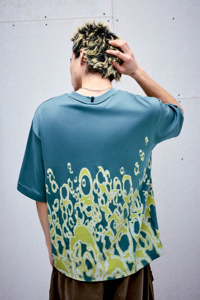 T-Shirt con Grafica a Bolle Verde Aviator Oakley Esclusiva UO #2