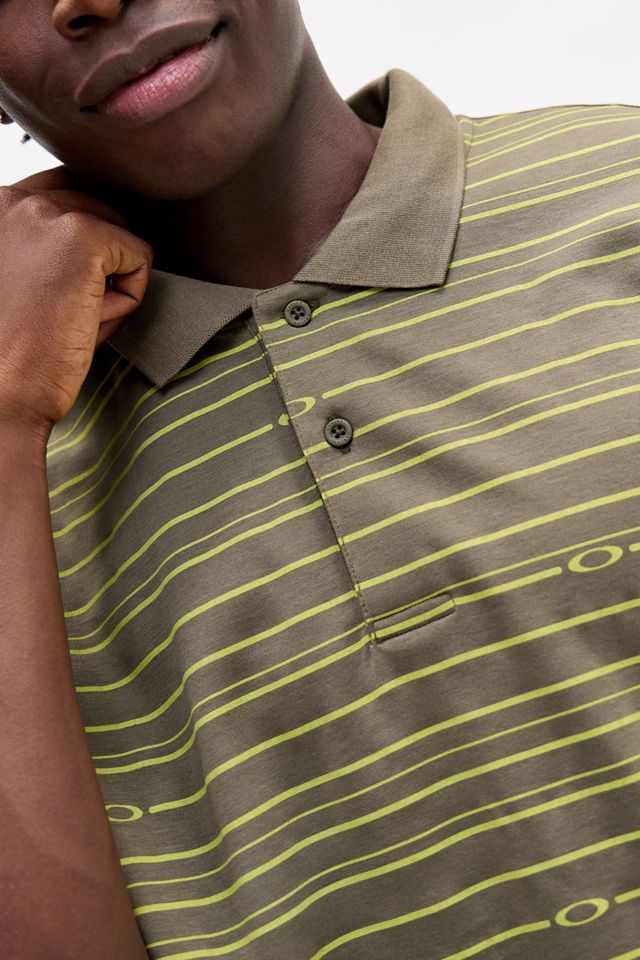 Oakley UO Exclusive Deep Olive Ellipse Short Sleeve Polo Shirt #2