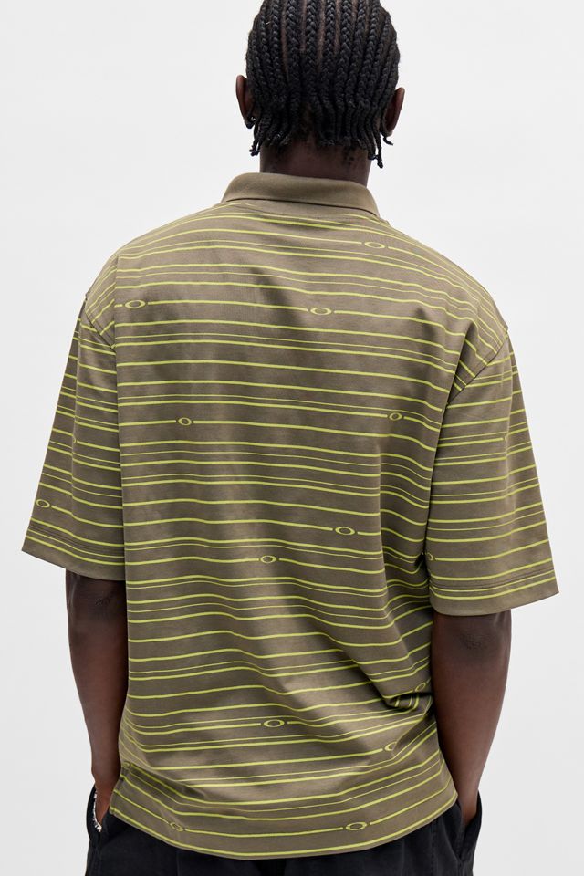 Oakley UO Exclusive Deep Olive Ellipse Short Sleeve Polo Shirt #3