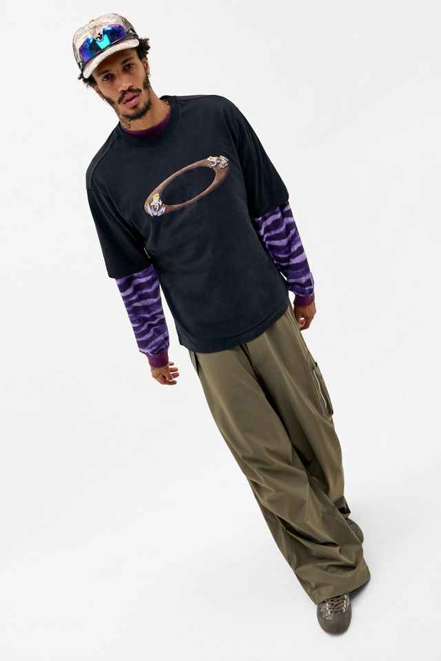 Oakley UO Exclusive White Frogskin Ellipse Graphic Tee #1