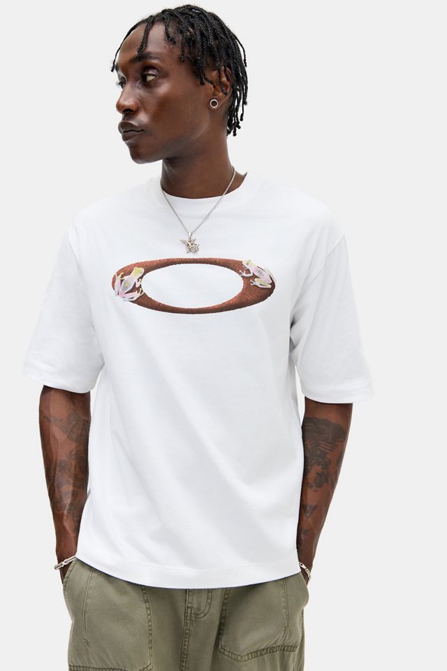 Oakley UO Exclusive White Frogskin Ellipse Graphic Tee #2