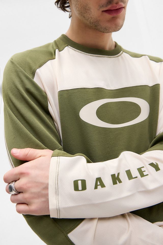 Oakley UO Exclusive Green Moto Long Sleeve Jersey T-Shirt #5