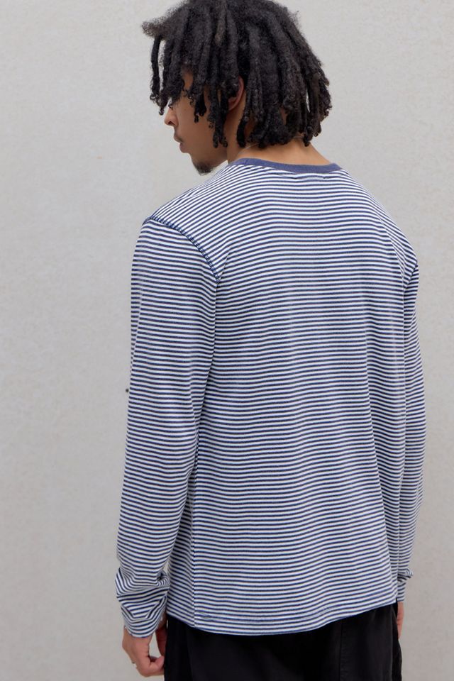 Jaded London UO Exclusive Navy 62 Striped Long Sleeve T-Shirt #3