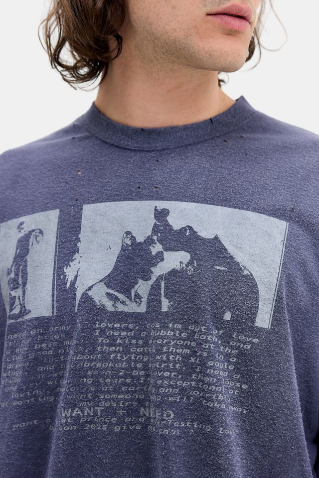 Camiseta Relajada Angel Of Sorrow Blues de Jaded London #2