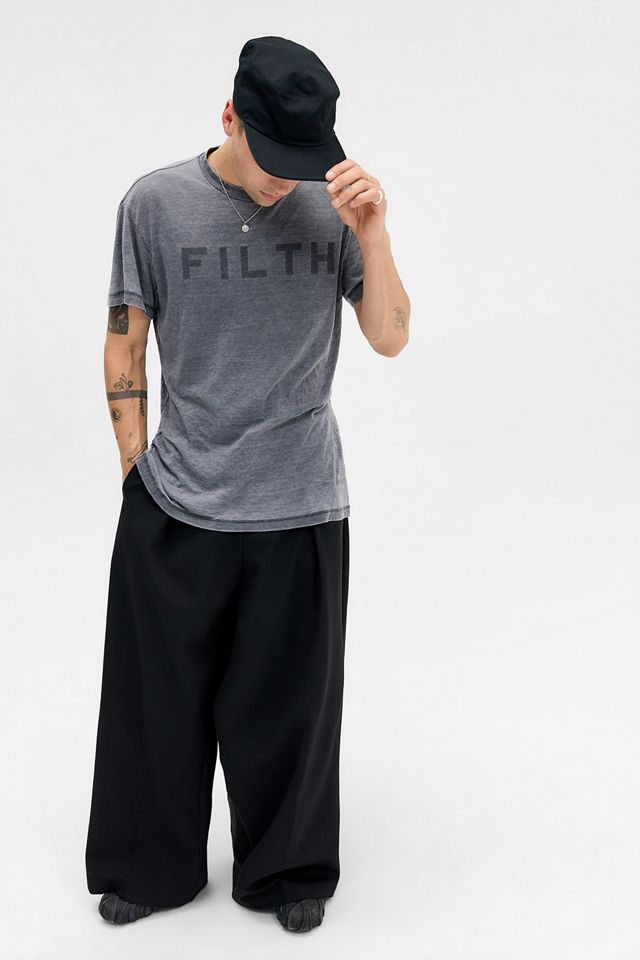 Jaded London T-Shirt Rilassata Grigia Filth #2