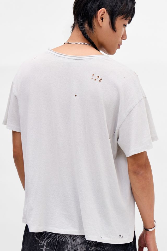 Jaded London Echo Bitten Cropped T-Shirt #3