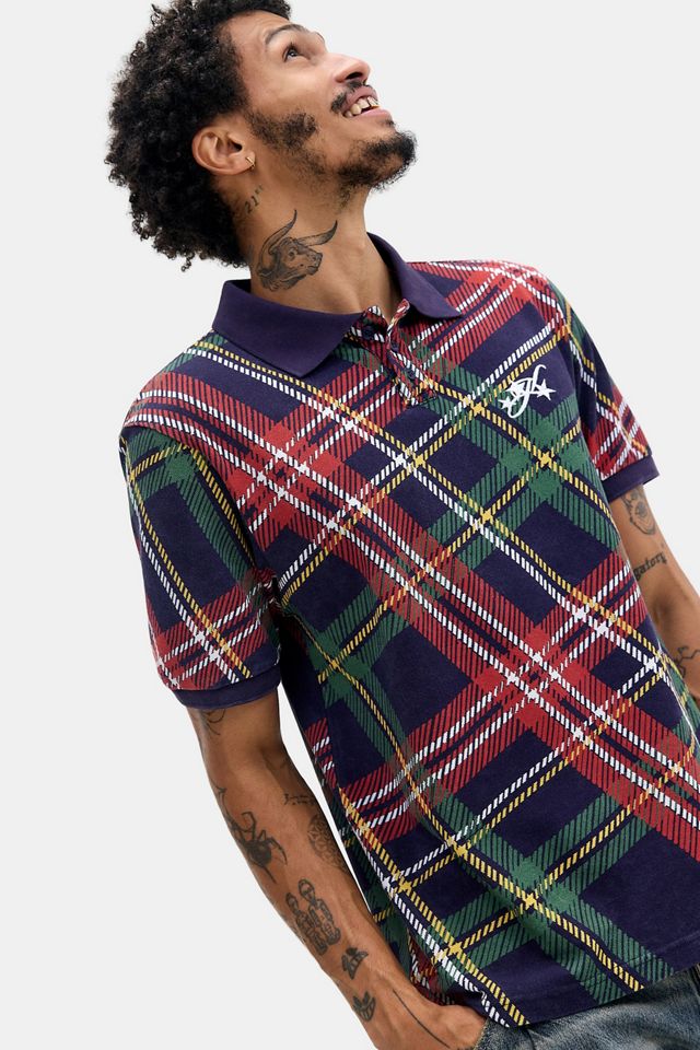 Jaded London Adrenaline Kariertes Poloshirt #3