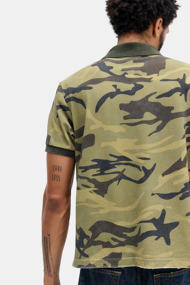 Jaded London Gewaschenes Camo Poloshirt #3