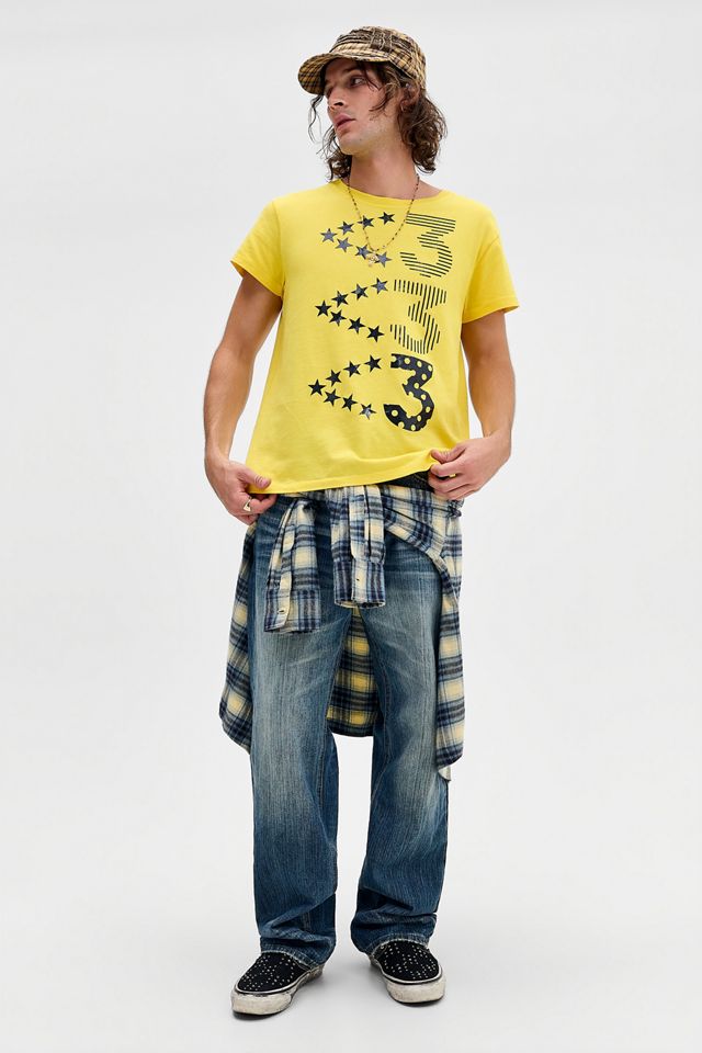 T-shirt imprimé cœur jaune Jaded London #1