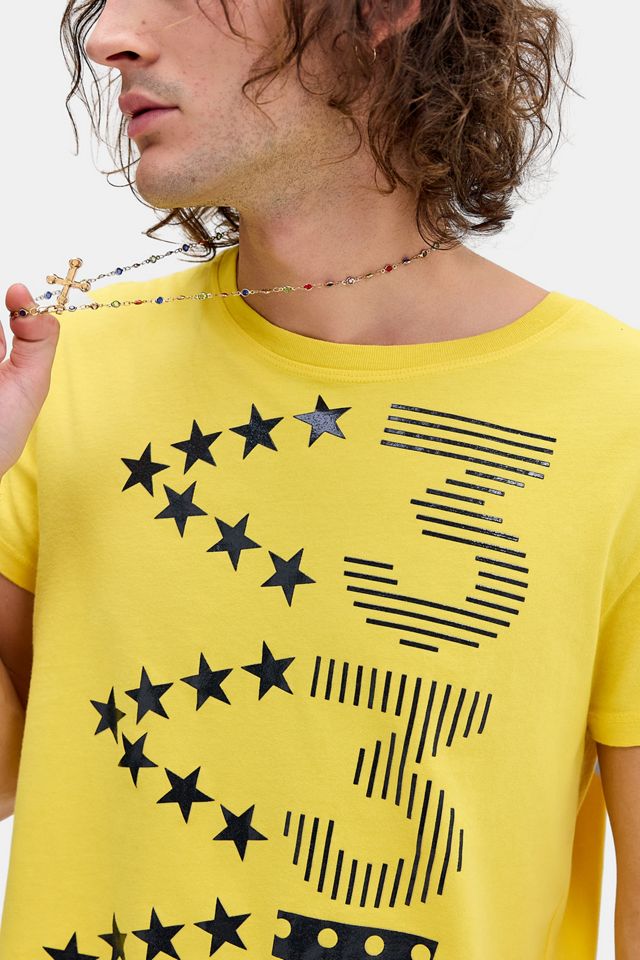 T-shirt imprimé cœur jaune Jaded London #2