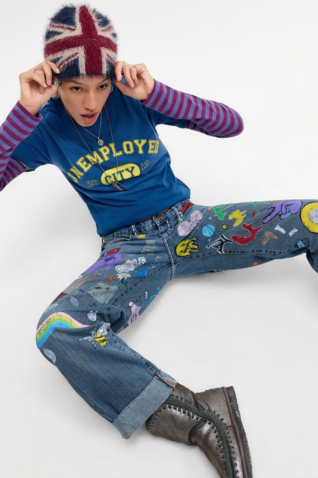 Jaded London Reversible Varsity Graphic Tee #5