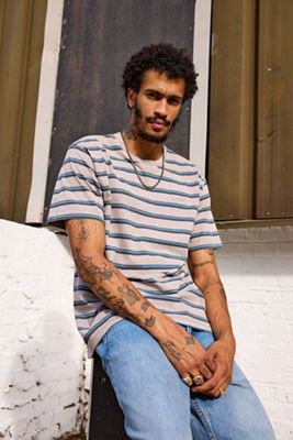 T-shirt à rayures Martin Ardoise Foncé Levi's