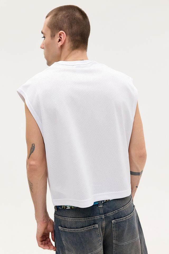 Chaleco Corto de Malla Blanco Nike #3