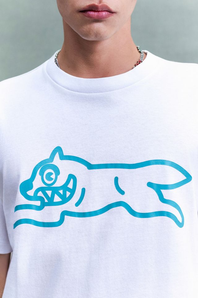 T-shirt à logo blanc à manches courtes Running Dog ICECREAM #2