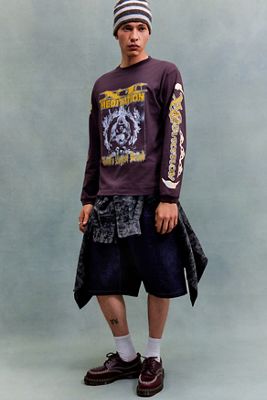 XLARGE Purple Meditation Long Sleeve Graphic Tee