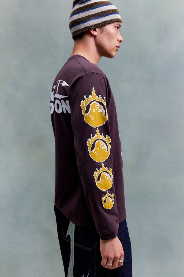 XLARGE Purple Meditation Long Sleeve T-Shirt #3